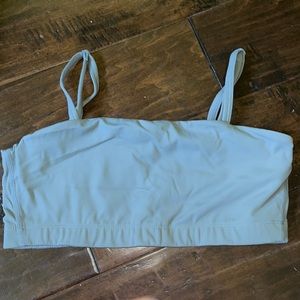 Bandeau Sports bra in Grey